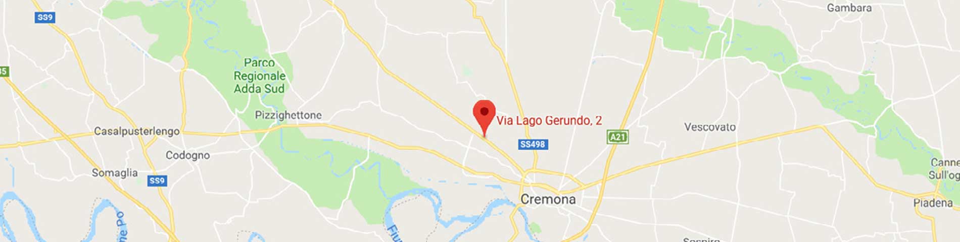 mappa di google Aroldi srl a Cremona